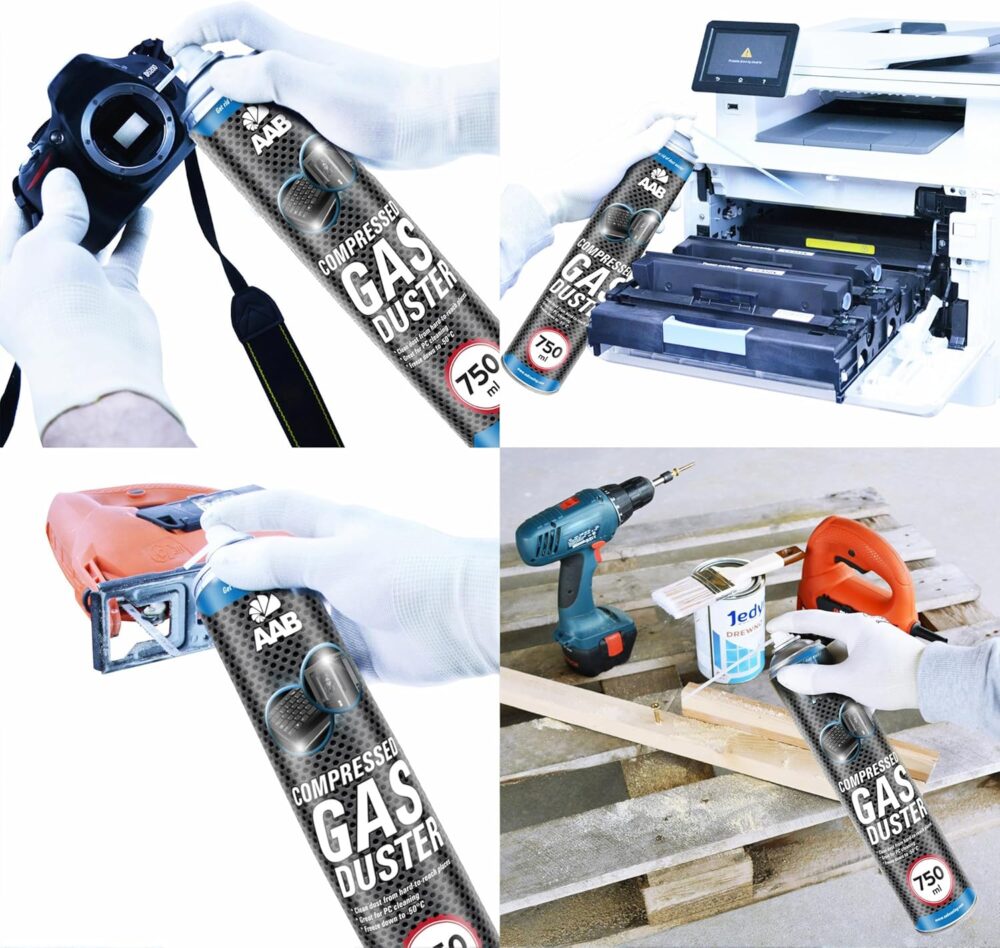 Gaz compresser 750 ML-3 AABCOOLING Gaz Dépoussiérant Air Comprimé Haute Pression 750 ml
