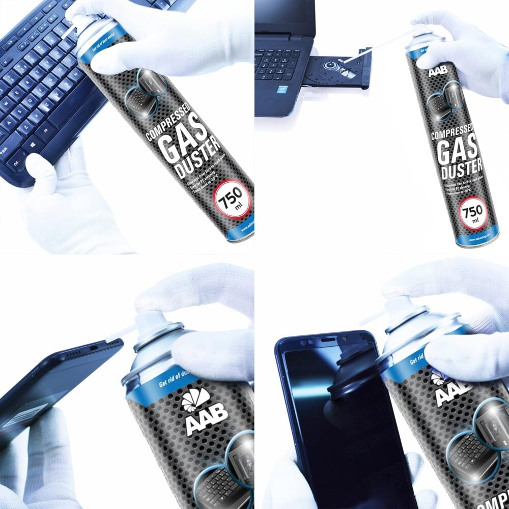 Gaz compresser 750 ML-4 AABCOOLING Gaz Dépoussiérant Air Comprimé Haute Pression 750 ml