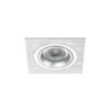 Noxion Encastré Spot Boxi MR16 inclinable Aluminium Diamètre 80mm - GU10 Culot-2 Noxion Support Spot Encastré Boxi Aluminium Inclinable (GU10)