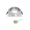 Noxion Encastré Spot Boxi MR16 inclinable Aluminium Diamètre 80mm - GU10 Culot-4 Noxion Support Spot Encastré Boxi Aluminium Inclinable (GU10)
