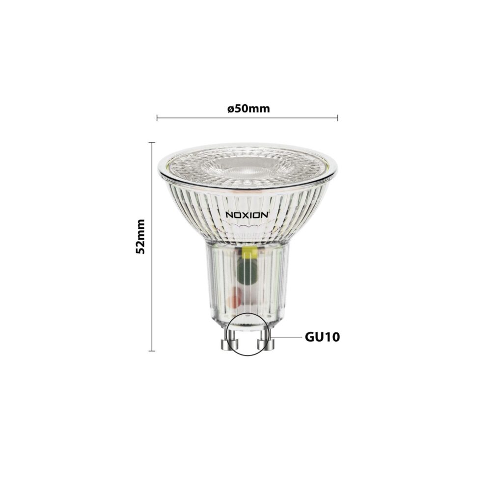 Noxion Spot LED GU10 3.6W (Remplace 50W) 4000K Blanc Neutre