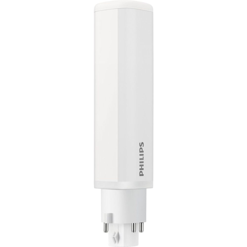 Philips Corepro PL-C LED 6.5W 650lm - 830 Blanc Chaud Équivalent 18W-7 Philips Ampoule LED CorePro PL-C 6.5W G24q-2 (4 Broches) Blanc Chaud