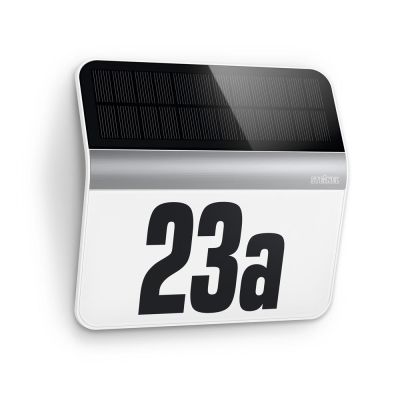 Steinel LED applique murale XSolar LH-N Numéro de la maison Light RVS-1 Steinel LED applique murale XSolar LH-N Numéro de la maison Light RVS | Solar - Détecteur de lumière