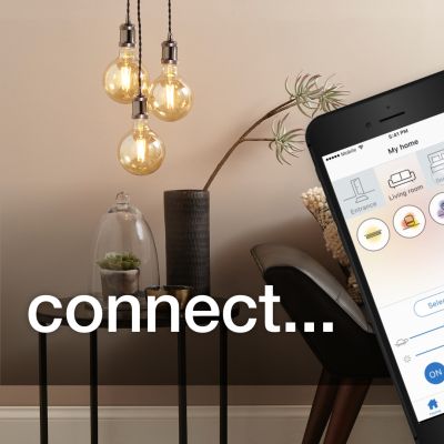 WiZ Ampoule LED Connectée E27 Globe Filament Ambre G125