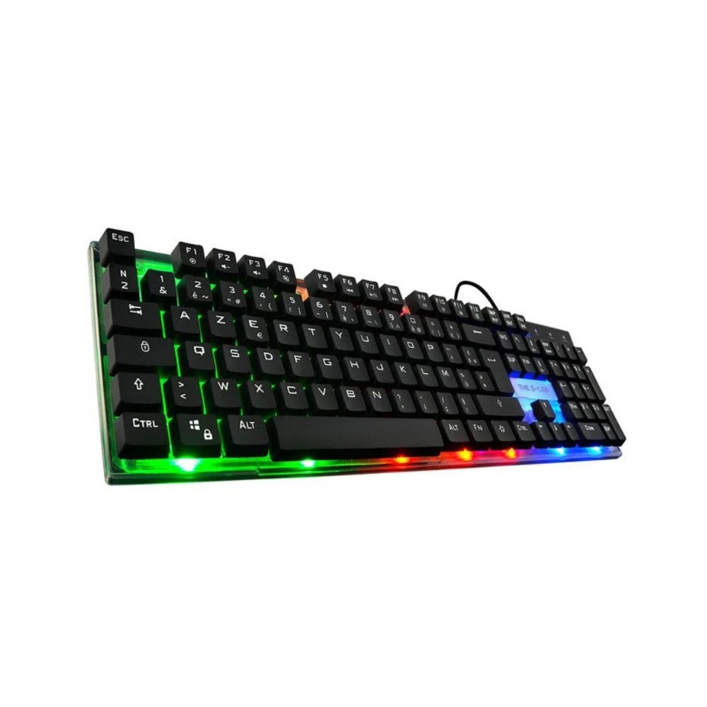 Combo Yttrium bundle 3 en 1 Noir RGB3 The G-Lab Combo Yttrium - Pack Gaming 3-en-1 Clavier Compact, Souris et Tapis de Souris RGB