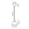 Nordlux Suspension Pop Métal Noir E27