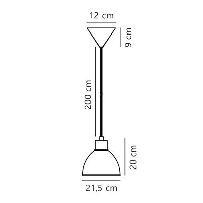 Nordlux Suspension Pop Métal Noir E27