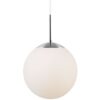 Nordlux Suspension Cafe 30 Verre Opale et Argent