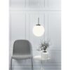 Nordlux Suspension Cafe 30 Verre Opale et Argent