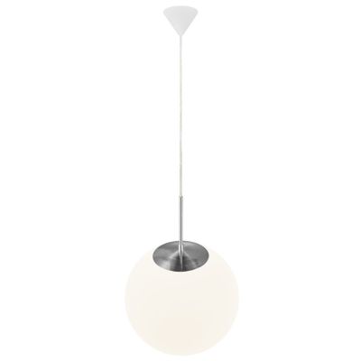 Nordlux Suspension Cafe 30 Verre Opale et Argent