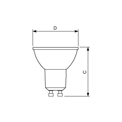 Philips Ampoule LED GU10 CorePro 3.5W Blanc Très Chaud