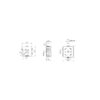 BOÎTE DE DÉRIVATION blanc Gewiss Boîte de Dérivation IP44 80x80x40mm Couvercle à Clipser