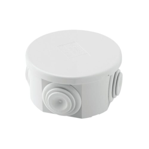 BOÎTE DE DÉRIVATION ronde Boîte de dérivation ronde Gewiss IP44 - Ø80x40mm - Couvercle à clipser