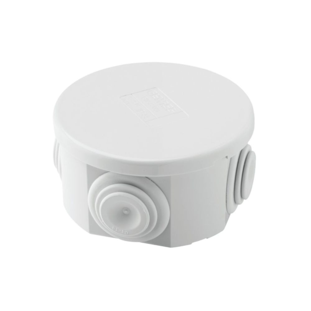 BOÎTE DE DÉRIVATION ronde Boîte de dérivation ronde Gewiss IP44 - Ø80x40mm - Couvercle à clipser