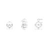 BOÎTE DE DÉRIVATION ronde1 Boîte de dérivation ronde Gewiss IP44 - Ø65x35mm - Couvercle à clipser