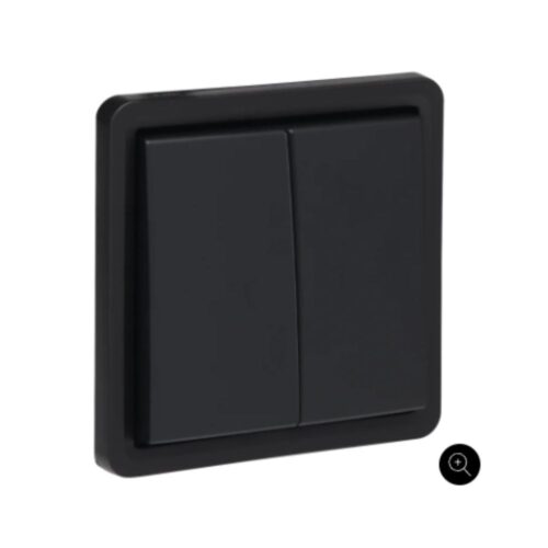 Bouton-poussoir double noir Niko Hydro Bouton-Poussoir Double 10A Noir IP55