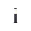 Brilliant Dody Borne Extérieure avec Détecteur de Mouvement - Potelet Jardin Noir IP44 - Hauteur 40cm - E27 Brilliant Borne de Jardin Dody Noir avec Détecteur