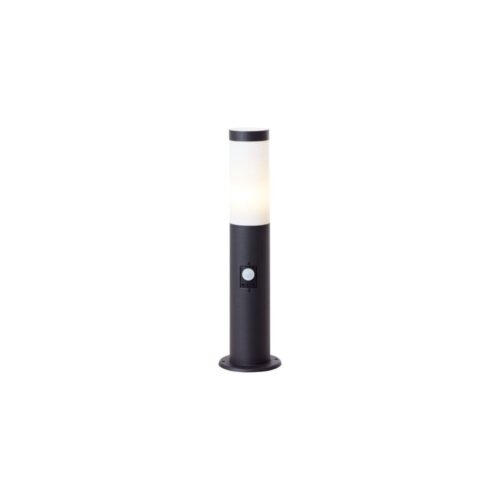 Brilliant Dody Borne Extérieure avec Détecteur de Mouvement - Potelet Jardin Noir IP44 - Hauteur 40cm - E27 Brilliant Borne de Jardin Dody Noir avec Détecteur