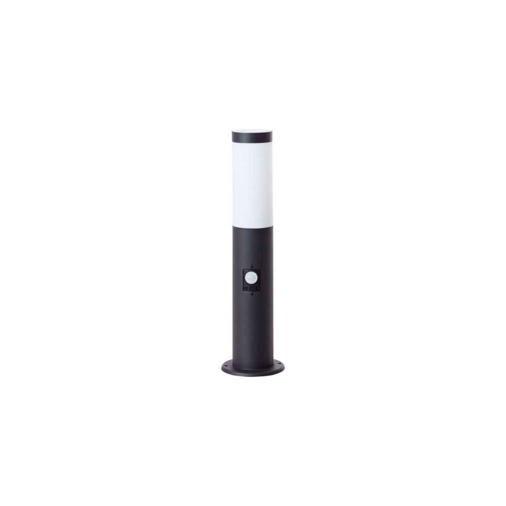 Brilliant Dody Borne Extérieure avec Détecteur de Mouvement - Potelet Jardin Noir IP44 - Hauteur 40cm - E271 Brilliant Borne de Jardin Dody Noir avec Détecteur