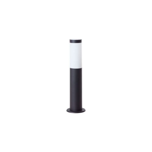 Brilliant Dody Borne d'extérieur en Métal et Plastique Noir - IP44, 120mm, Culot E27 Brilliant Borne de Jardin Dody Noir Compacte