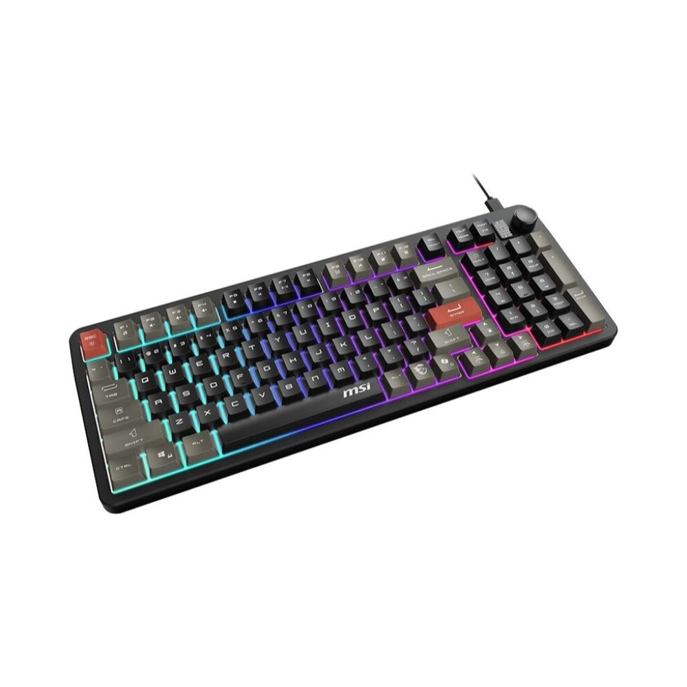 Clavier MSI FORGE GK1101 Clavier Gaming MSI FORGE GK110 - QWERTY, RGB