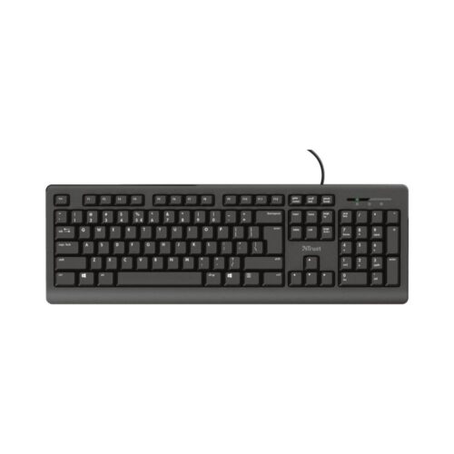 Clavier belge AZERTY Primo Black de confiance Clavier Filaire Trust Primo - AZERTY Belge, Noir