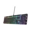 Clavier belge AZERTY Trust GXT 871 Zora Black2 Clavier Gaming Trust GXT 871 Zora - AZERTY Belge, Mécanique Huano