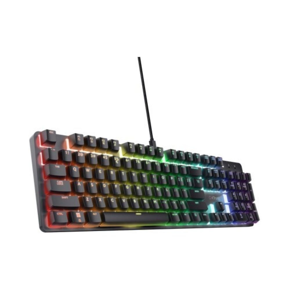 Clavier belge AZERTY Trust GXT 871 Zora Black3 Clavier Gaming Trust GXT 871 Zora - AZERTY Belge, Mécanique Huano