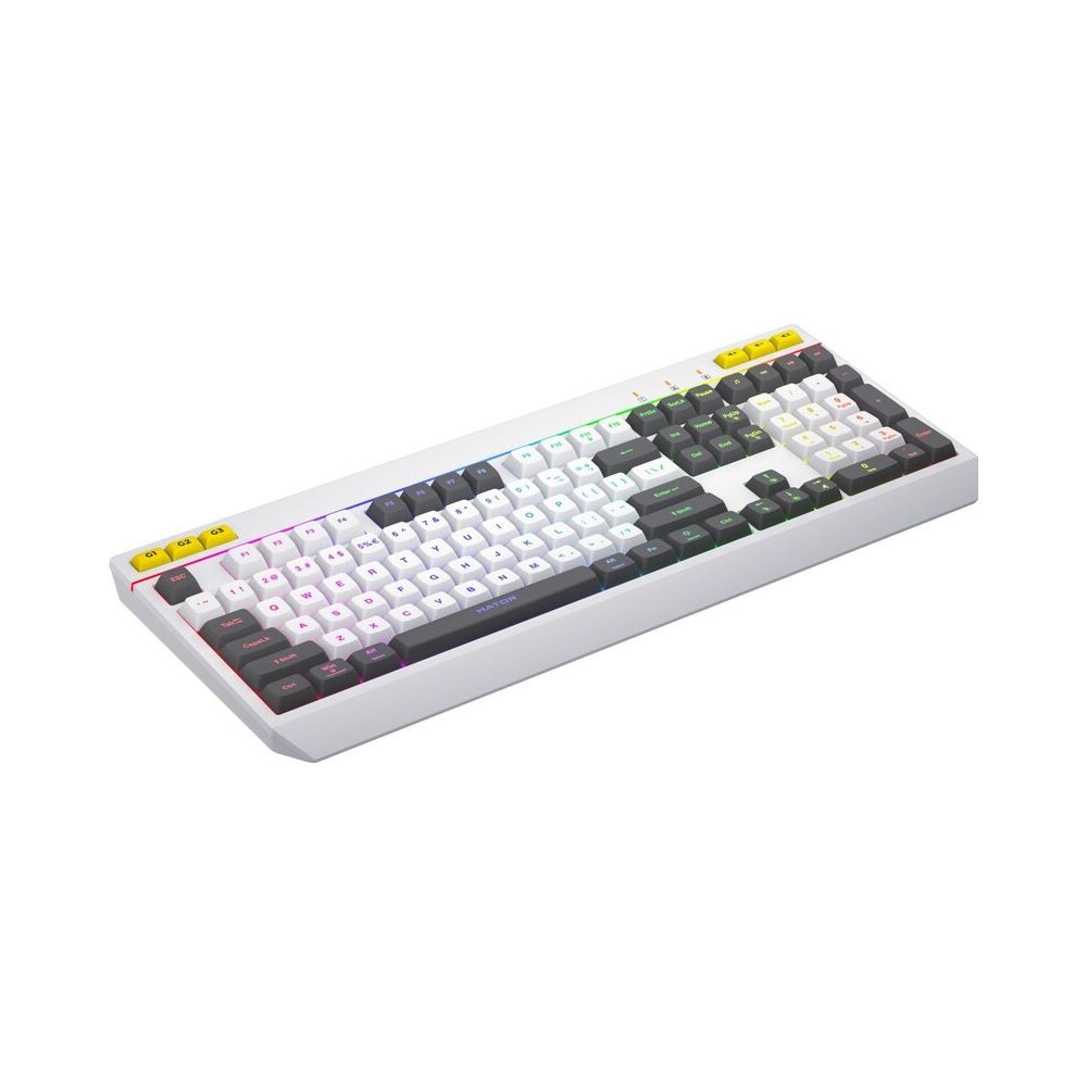 Clavier Gaming HATOR Icefall Blanc - QWERTY, Cherry MX, RGB
