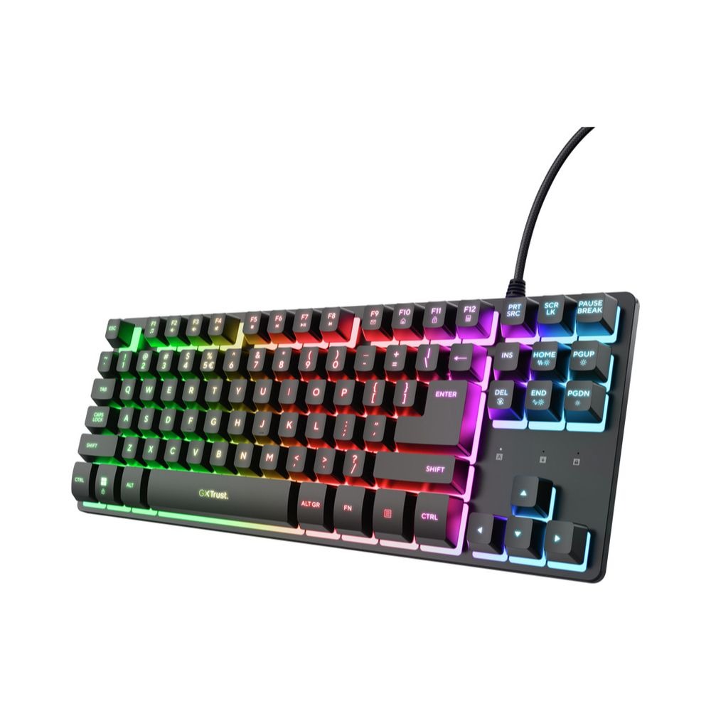Clavier de jeu Trust GXT 833 Thado TKL - AZERTY Belge, RGB