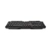 Clavier de jeu filaire Nedis USB Type-A à membrane, LED et style français AZERTY1 Clavier de jeu filaire Nedis - AZERTY, Rétroéclairage LED