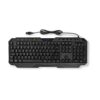 Clavier de jeu filaire Nedis USB Type-A à membrane, LED et style français AZERTY2 Clavier de jeu filaire Nedis - AZERTY, Rétroéclairage LED