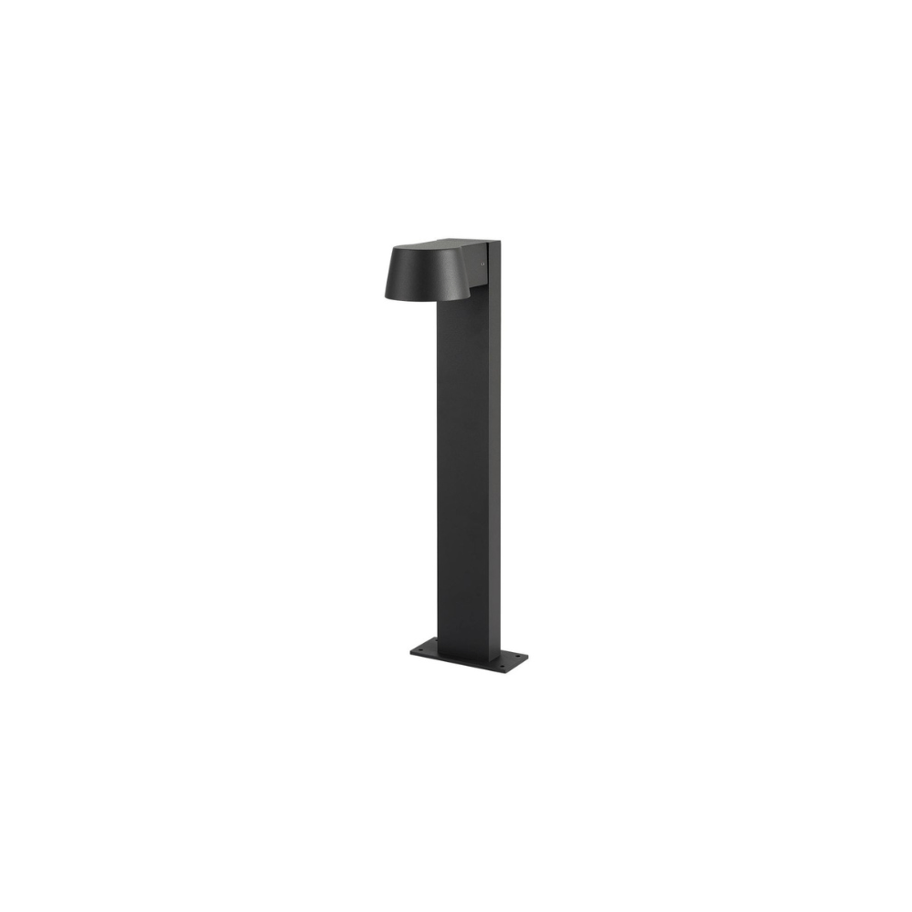 D'Lite Lampadaire extérieur Lira Noir - LED 7W, 600lm, Blanc Chaud, IP54