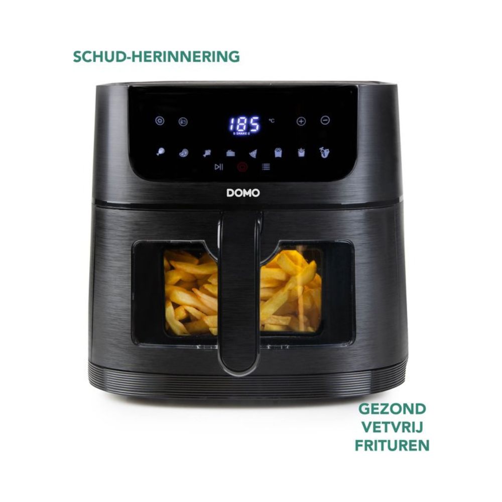 DOMO - Airfryer 6l, display LCD, avec hublot de contrôle2 DOMO Airfryer 6L - Friteuse à air chaud avec Display LCD et Hublot de contrôle