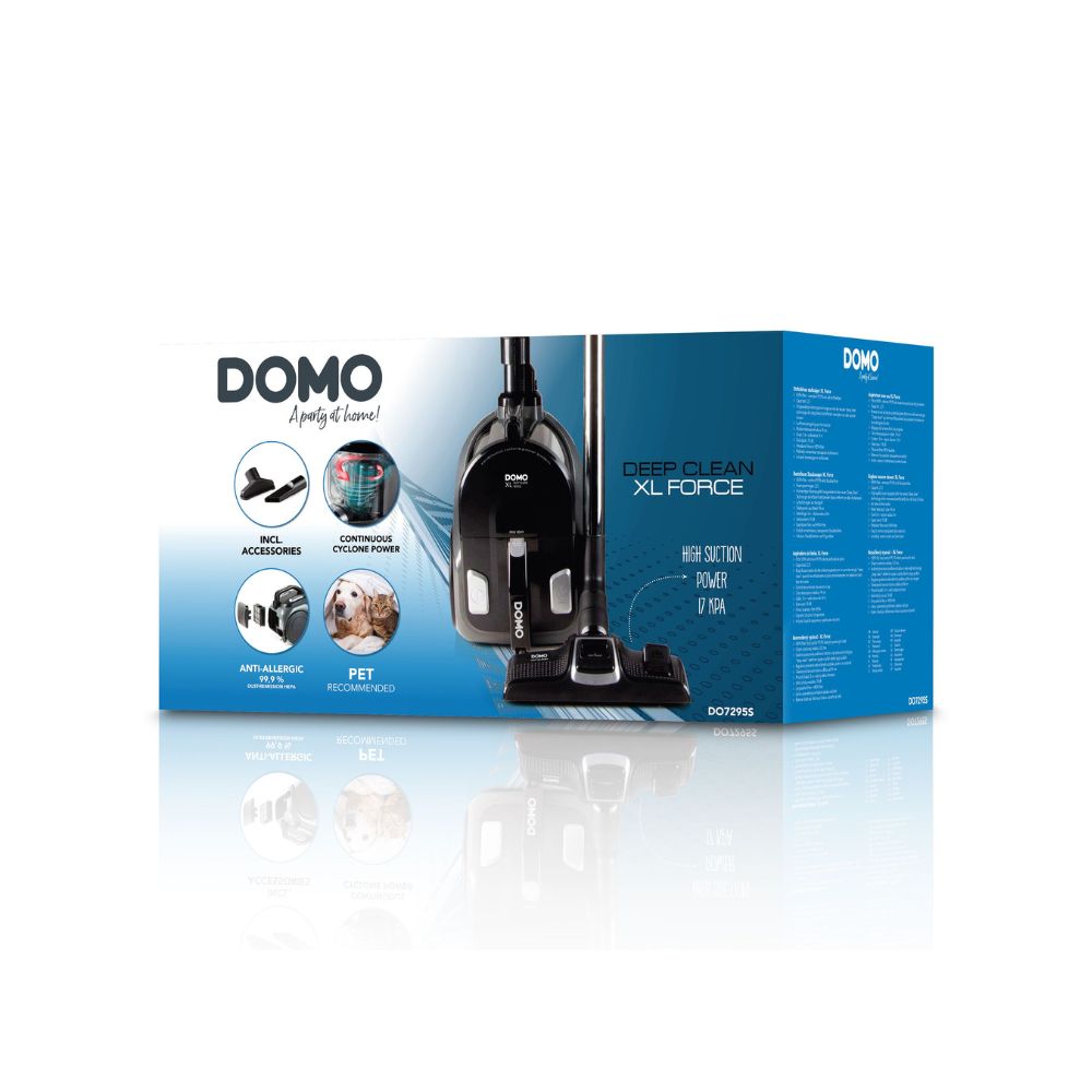 DOMO Aspirateur sans sac11 DOMO Aspirateur Cyclone XL 2,5L - Sans sac - Haute efficacité