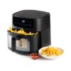 DOMO DO543FR DOMO Airfryer XL 8L - Friteuse à air chaud avec Hublot de contrôle