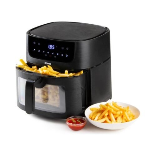 DOMO Airfryer XL 8L - Friteuse à air chaud avec Hublot de contrôle