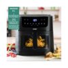 DOMO DO543FR1 DOMO Airfryer XL 8L - Friteuse à air chaud avec Hublot de contrôle
