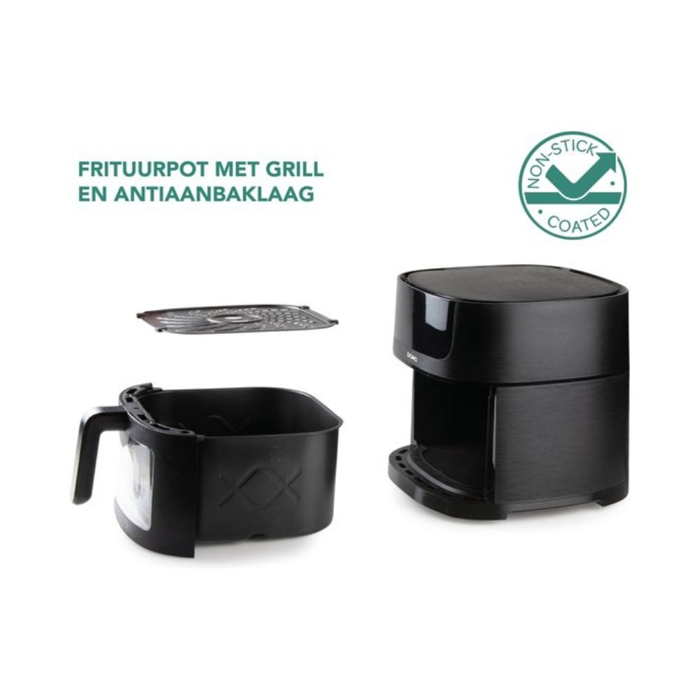 DOMO DO543FR3 DOMO Airfryer XL 8L - Friteuse à air chaud avec Hublot de contrôle
