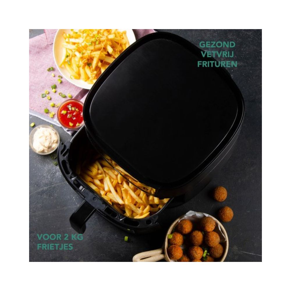 DOMO DO543FR5 DOMO Airfryer XL 8L - Friteuse à air chaud avec Hublot de contrôle