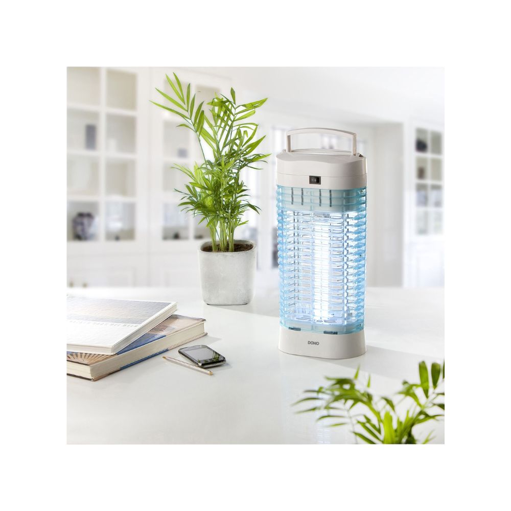 DOMO Tueur d'insectes Électrique 2000V - Lampe LED UV - Mode ECO