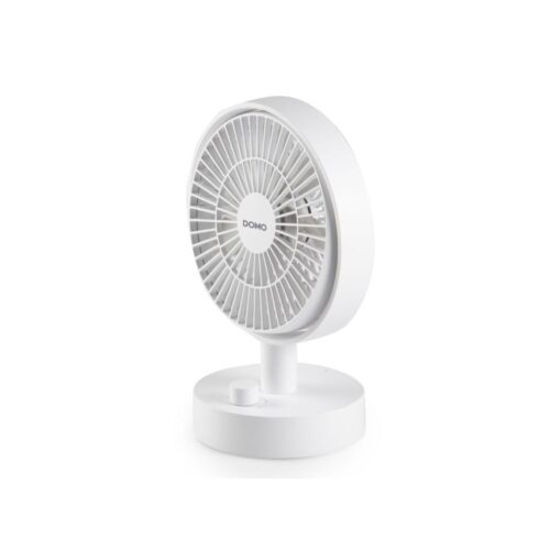 DOMO Ventilateur de Table Rechargeable USB - Sans fil - Lithium-ion
