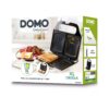 DOMO Machine à Croque-Monsieur 900W - Plaques de cuisson XL