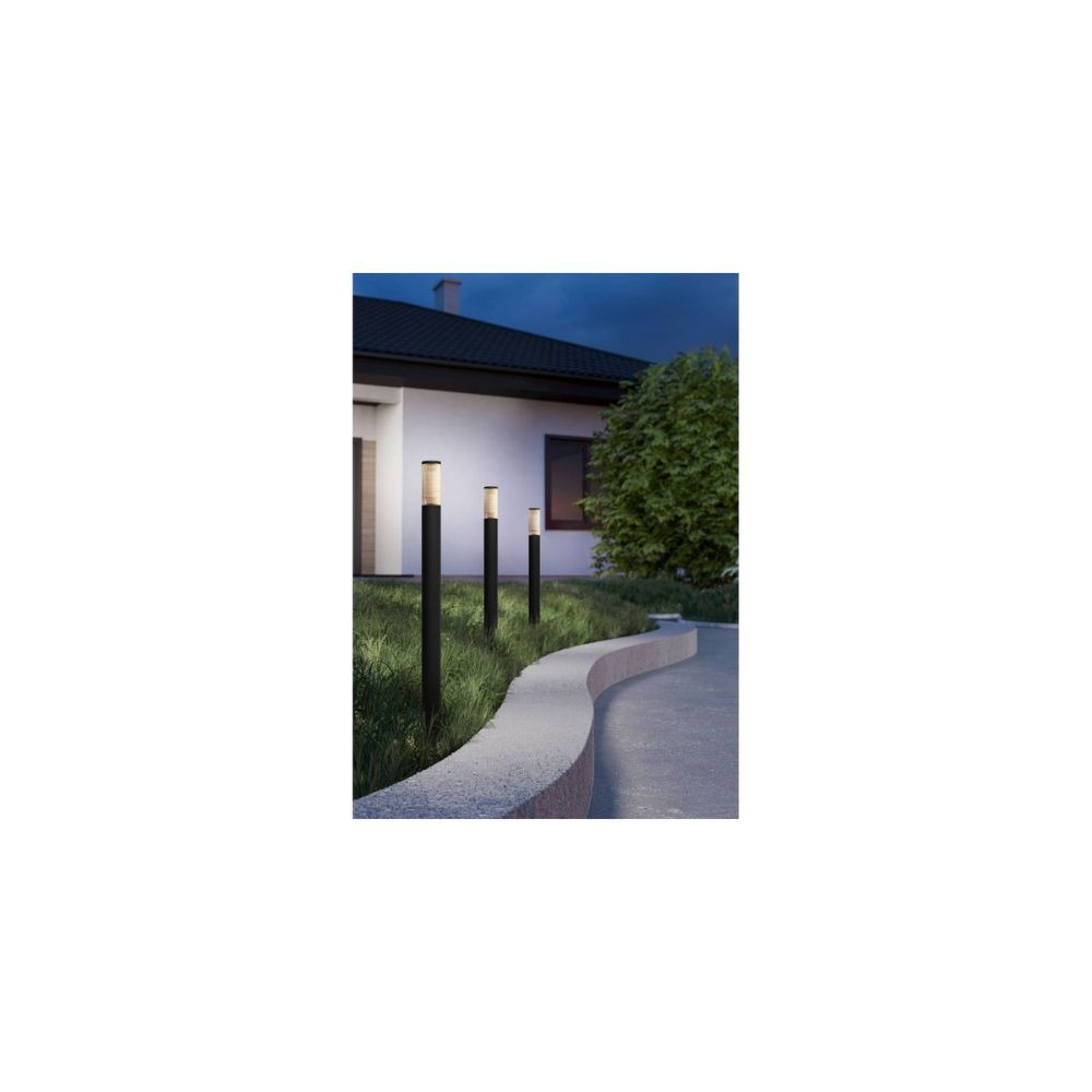 Eglo Borne de Jardin Salle Noir Hauteur 80cm