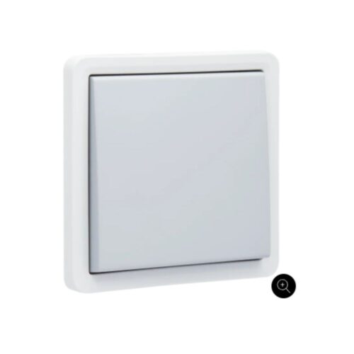 Interrupteur va-et-vient Niko Hydro Bouton-Poussoir Simple 10A Gris IP55