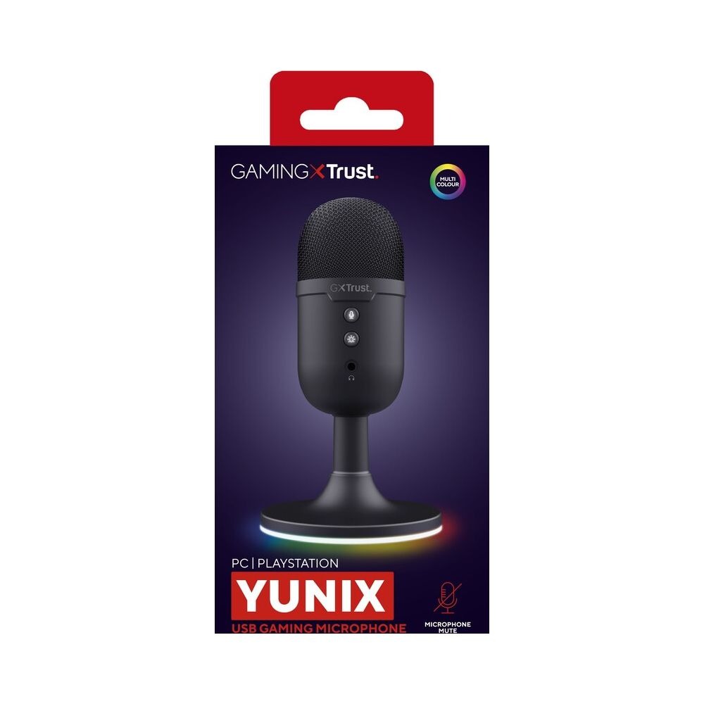 Microphone Yunix Trust GXT 234P Noir