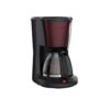 MOULINEX Subito - Cafetière filtre 10-15 tasses - Finition Inox Rouge / Noir