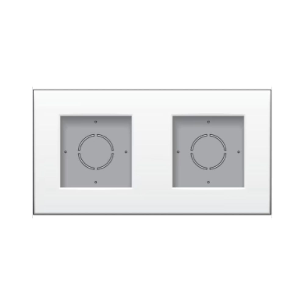 Niko Boîte en Saillie Double (Verticale) 2x G06 Blanc