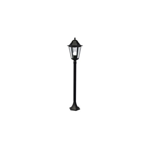 Nordlux Cardiff Lampadaire Extérieur Style Lanterne Classique - Aluminium Noir - Hauteur 115cm - E27 Nordlux Borne de Jardin Cardiff Style Lanterne Noir
