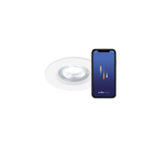 Nordlux Don Smart Spot LED Blanc 4.7W 320lm 60D Nordlux Spot Connecté Don Noir IP65 RGB et Blanc Variable